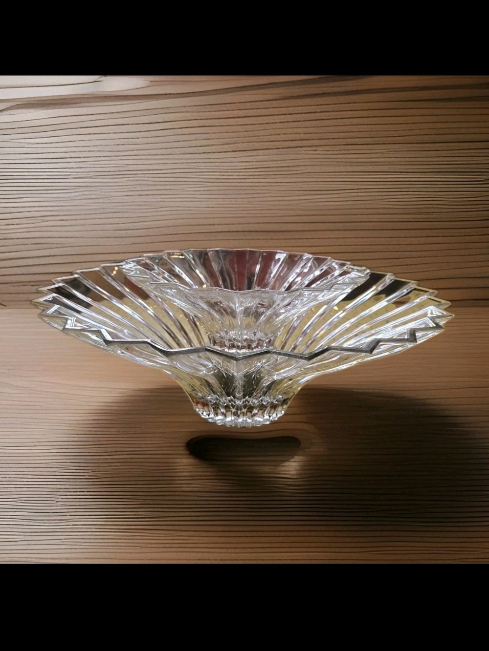 Elegant Clear Crystal Decorative Bowl - Home Art